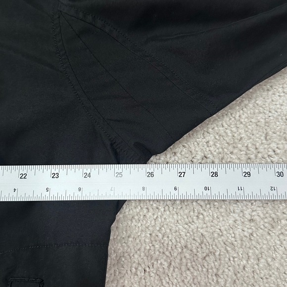 Duluth Trading Co Mens V Neck Bogey Wind Shirt XL Black Polyester Lightweight - Picture 5 of 7